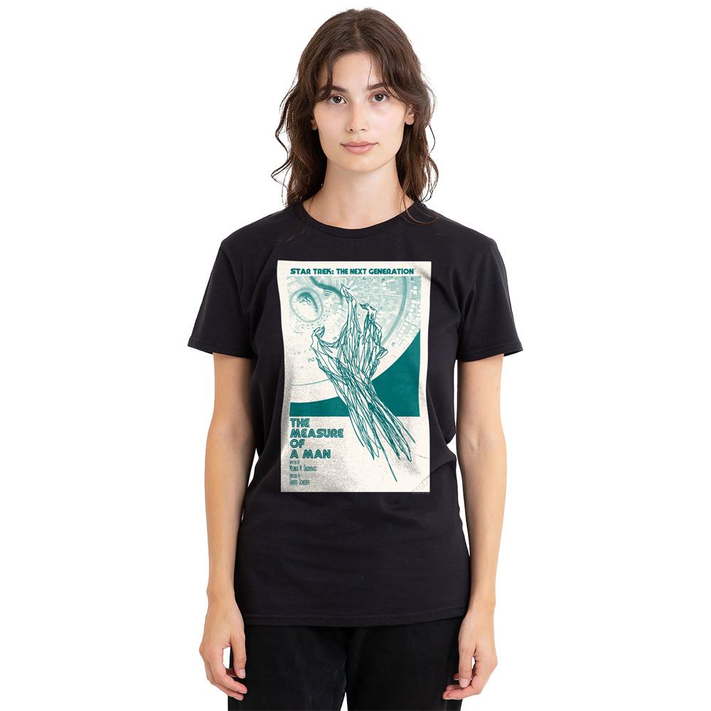 Black - Side - Star Trek Unisex Adult The Next Generation Season 2 Episode 9 T-Shirt