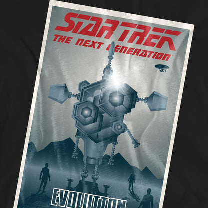 Black - Pack Shot - Star Trek Unisex Adult The Next Generation Season 3 Episode 1 T-Shirt
