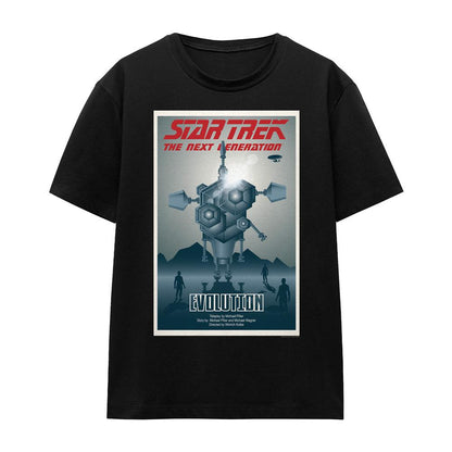 Black - Front - Star Trek Unisex Adult The Next Generation Season 3 Episode 1 T-Shirt