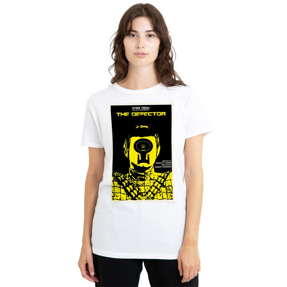 White - Side - Star Trek Unisex Adult The Next Generation Season 3 Episode 10 T-Shirt