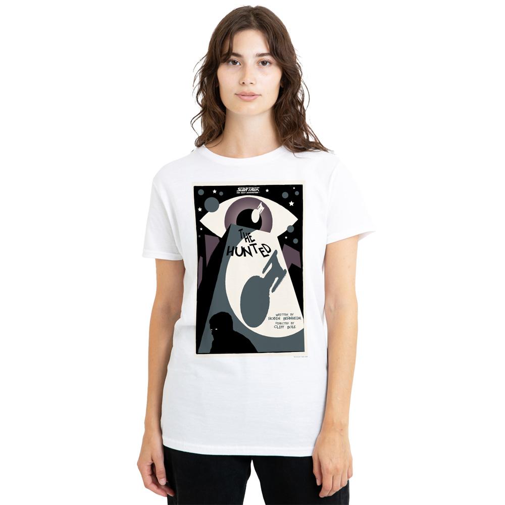 White - Side - Star Trek Unisex Adult The Next Generation Season 3 Episode 11 T-Shirt