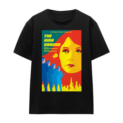 Black - Front - Star Trek Unisex Adult The Next Generation Season 3 Episode 12 T-Shirt