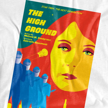 White - Pack Shot - Star Trek Unisex Adult The Next Generation Season 3 Episode 12 T-Shirt