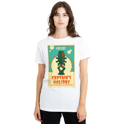 White - Side - Star Trek Unisex Adult The Next Generation Season 3 Episode 19 T-Shirt