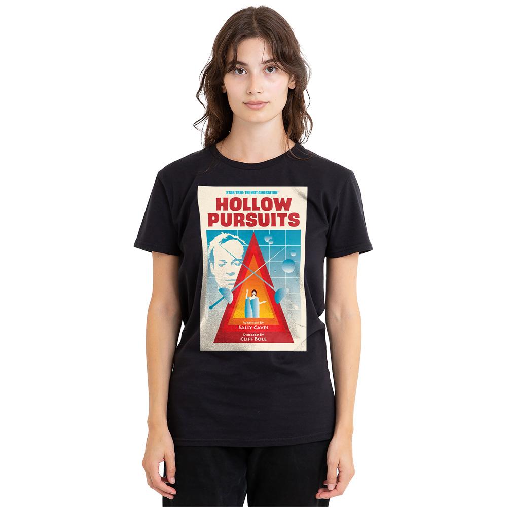Black - Side - Star Trek Unisex Adult The Next Generation Season 3 Episode 21 T-Shirt