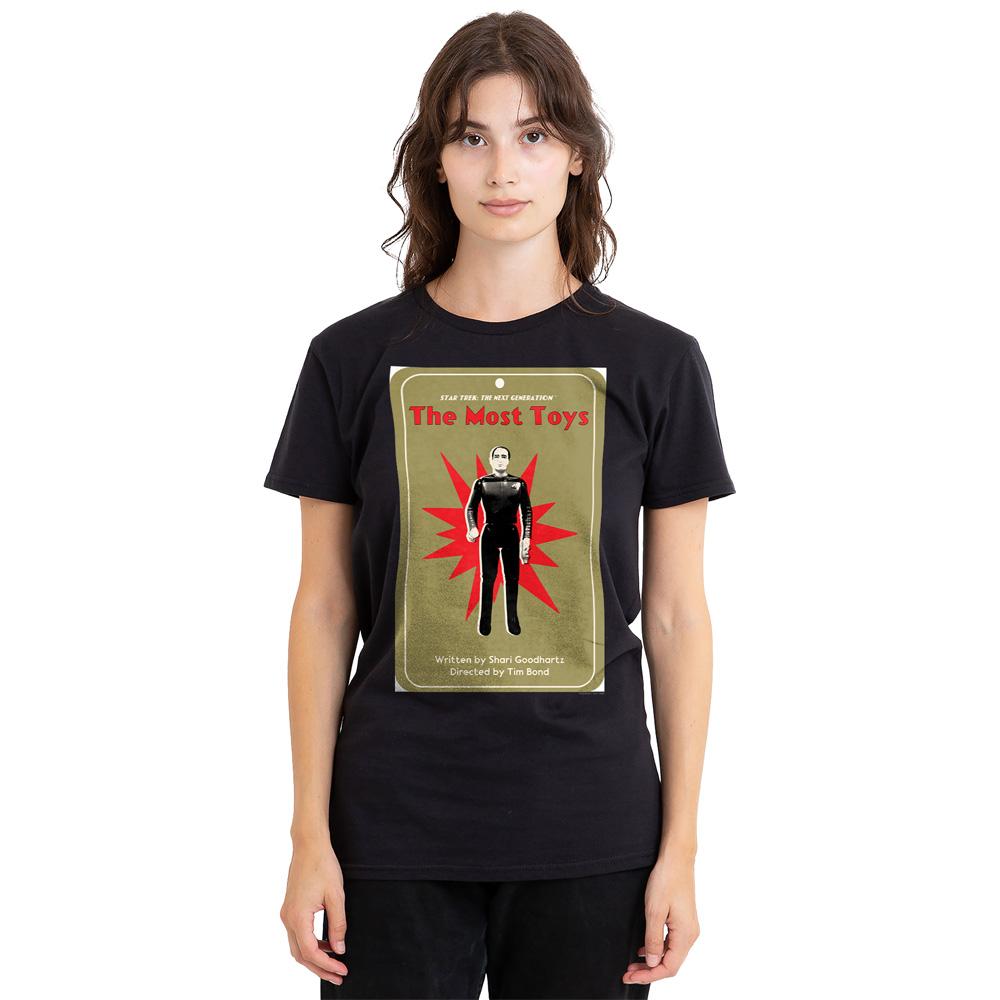 Black - Side - Star Trek Unisex Adult The Next Generation Season 3 Episode 22 T-Shirt