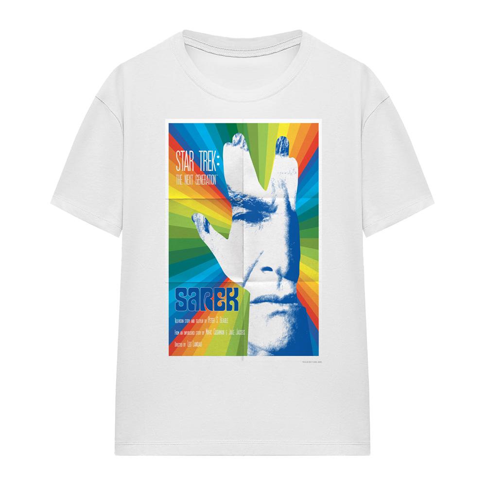 White - Front - Star Trek Unisex Adult The Next Generation Season 3 Episode 23 T-Shirt