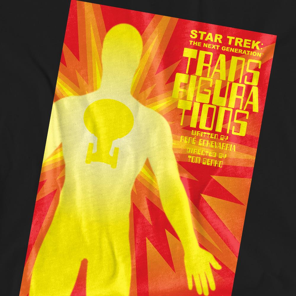 Black - Pack Shot - Star Trek Unisex Adult The Next Generation Season 3 Episode 25 T-Shirt