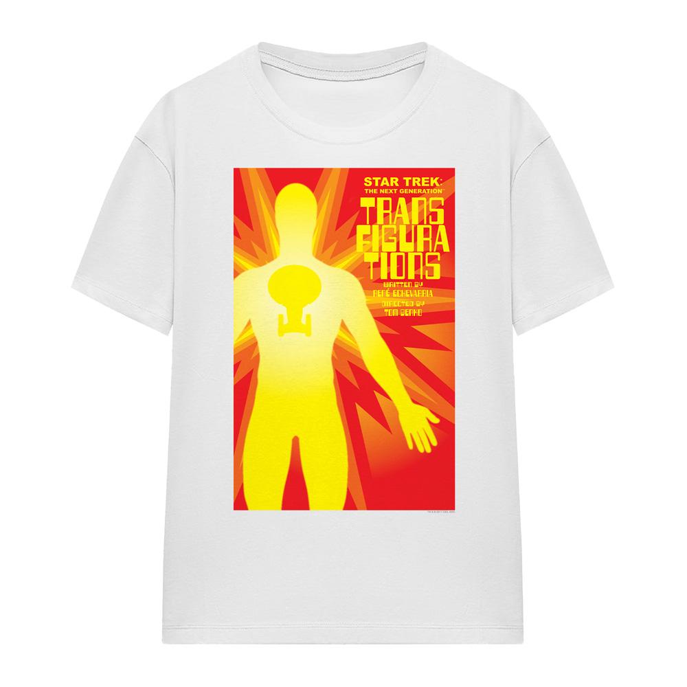 White - Front - Star Trek Unisex Adult The Next Generation Season 3 Episode 25 T-Shirt