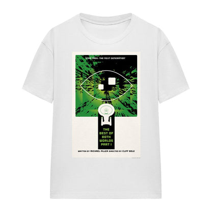 White - Front - Star Trek Unisex Adult The Next Generation Season 3 Episode 26 T-Shirt