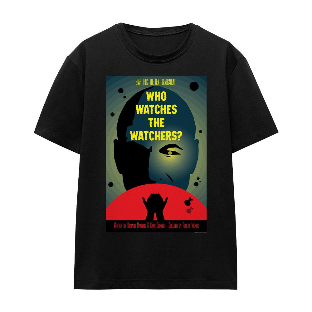 Black - Front - Star Trek Unisex Adult The Next Generation Season 3 Episode 4 T-Shirt