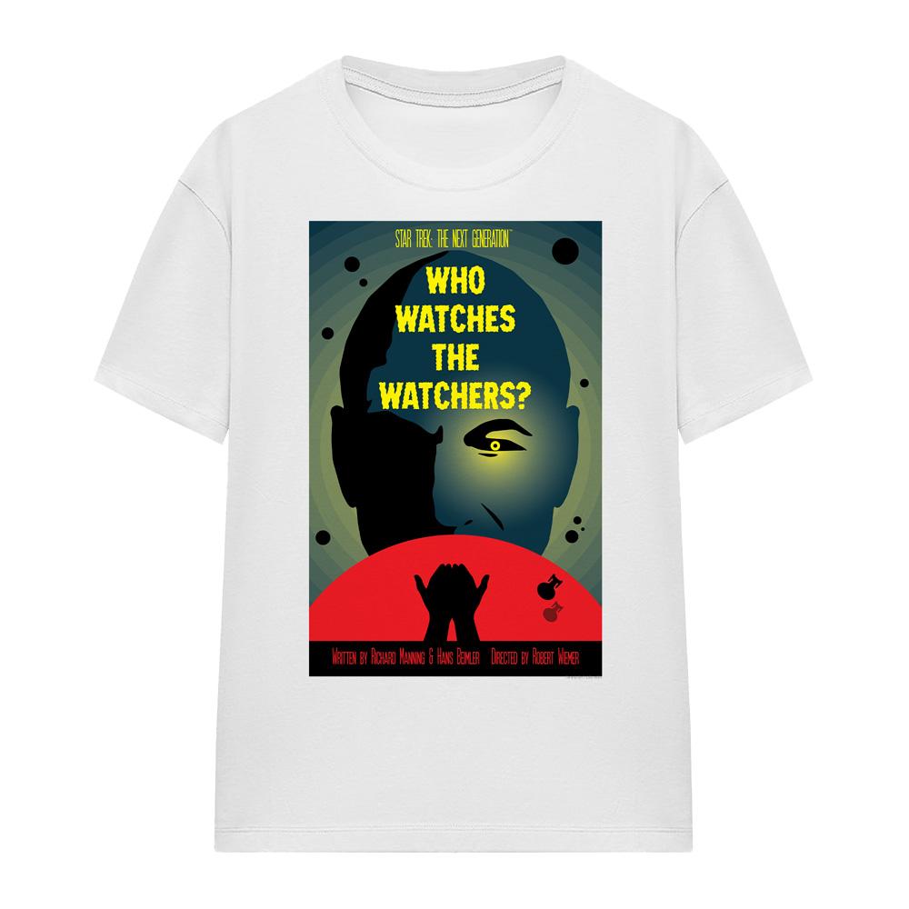 White - Front - Star Trek Unisex Adult The Next Generation Season 3 Episode 4 T-Shirt