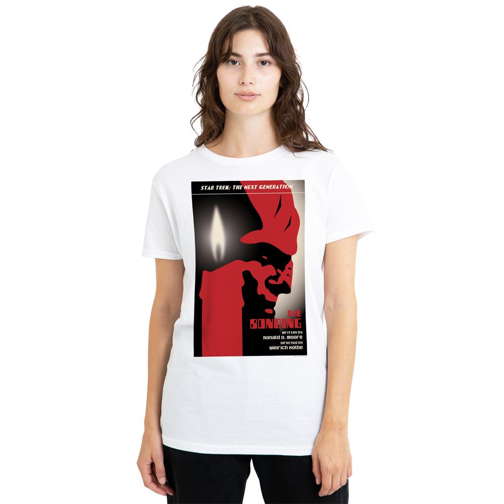 White - Side - Star Trek Unisex Adult The Next Generation Season 3 Episode 5 T-Shirt