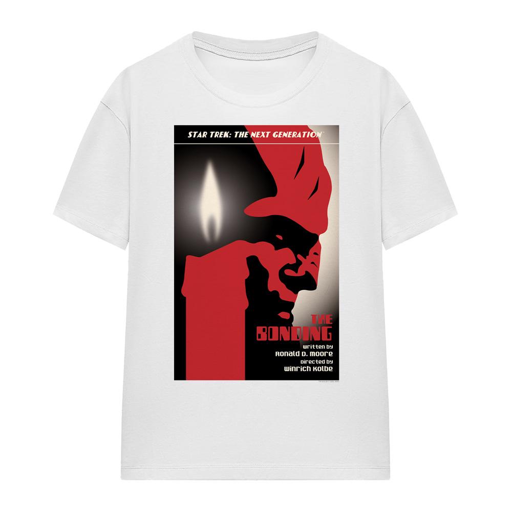 White - Front - Star Trek Unisex Adult The Next Generation Season 3 Episode 5 T-Shirt