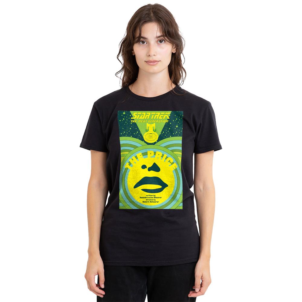 Black - Side - Star Trek Unisex Adult The Next Generation Season 3 Episode 8 T-Shirt