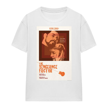 White - Front - Star Trek Unisex Adult The Next Generation Season 3 Episode 9 T-Shirt