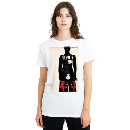 White - Side - Star Trek Unisex Adult The Next Generation Season 4 Episode 13 T-Shirt