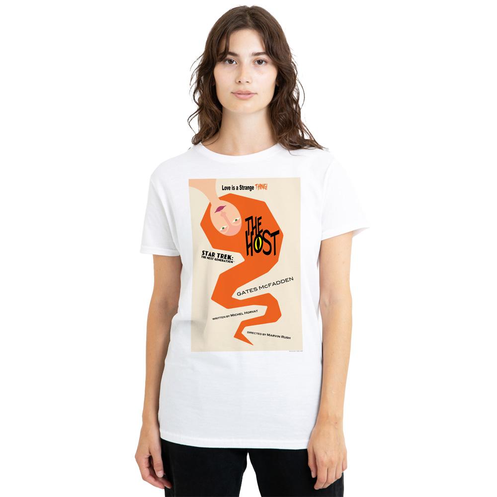 White - Side - Star Trek Unisex Adult The Next Generation Season 4 Episode 23 T-Shirt