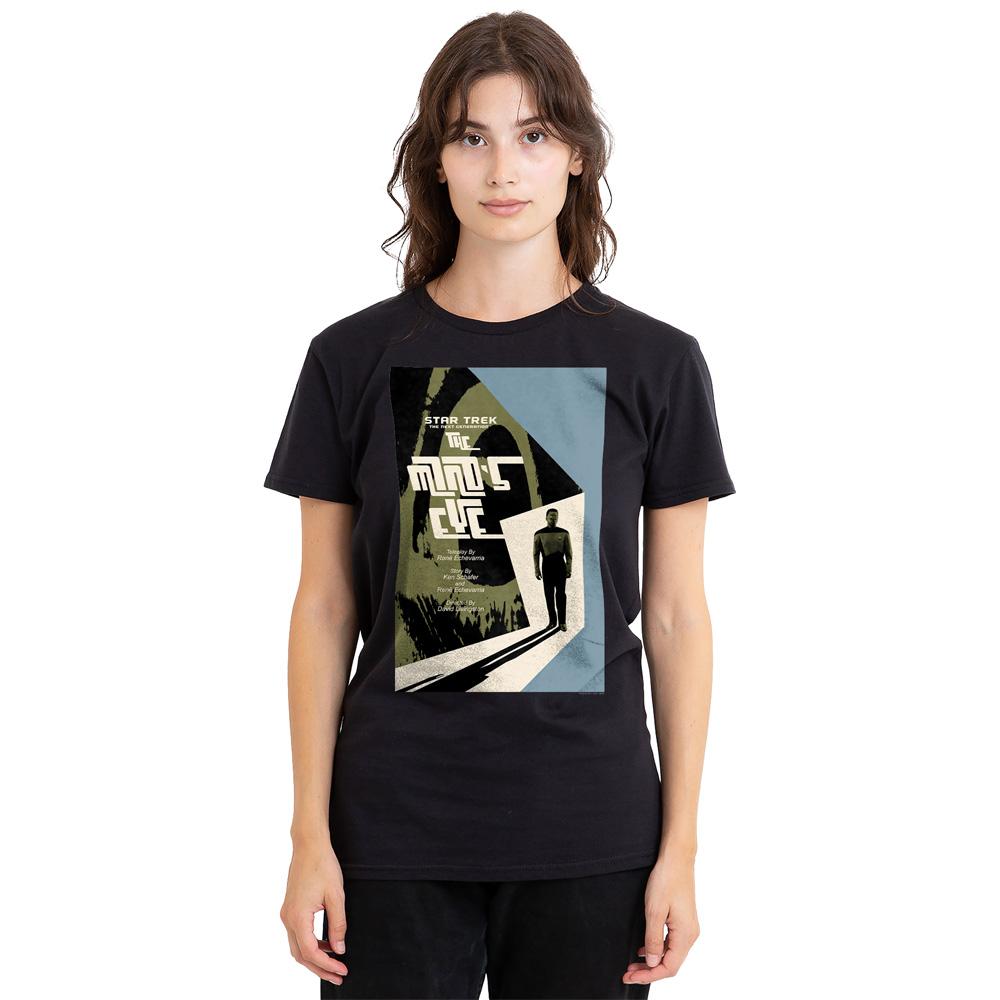 Black - Side - Star Trek Unisex Adult The Next Generation Season 4 Episode 24 T-Shirt