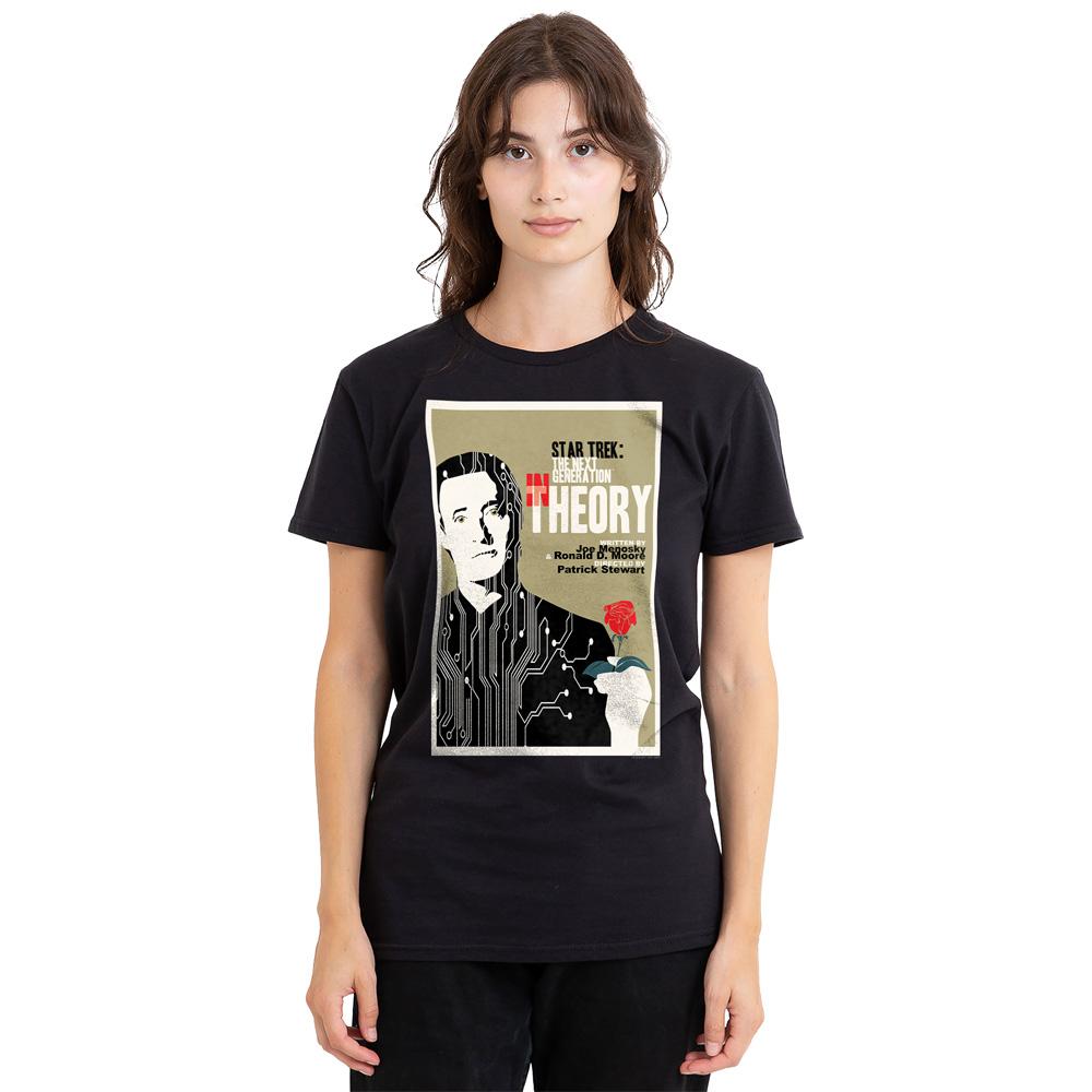 Black - Side - Star Trek Unisex Adult The Next Generation Season 4 Episode 25 T-Shirt