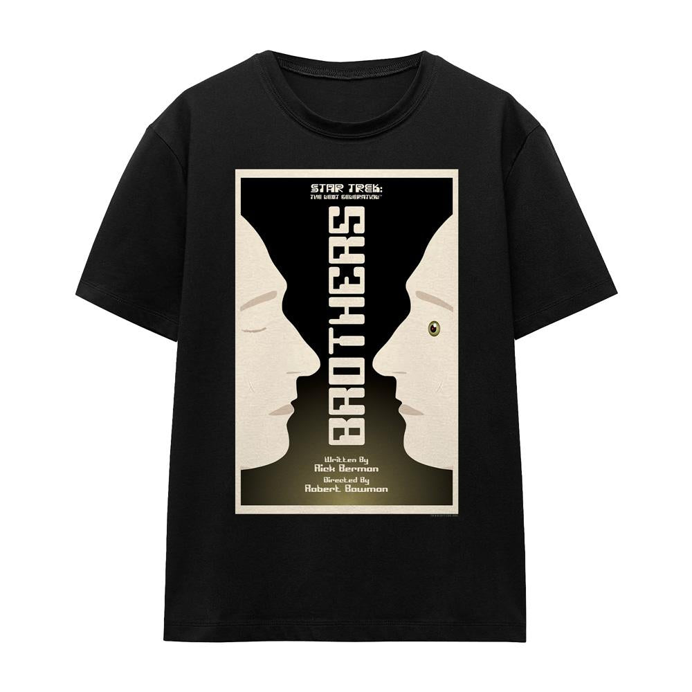 Black - Front - Star Trek Unisex Adult The Next Generation Season 4 Episode 3 T-Shirt