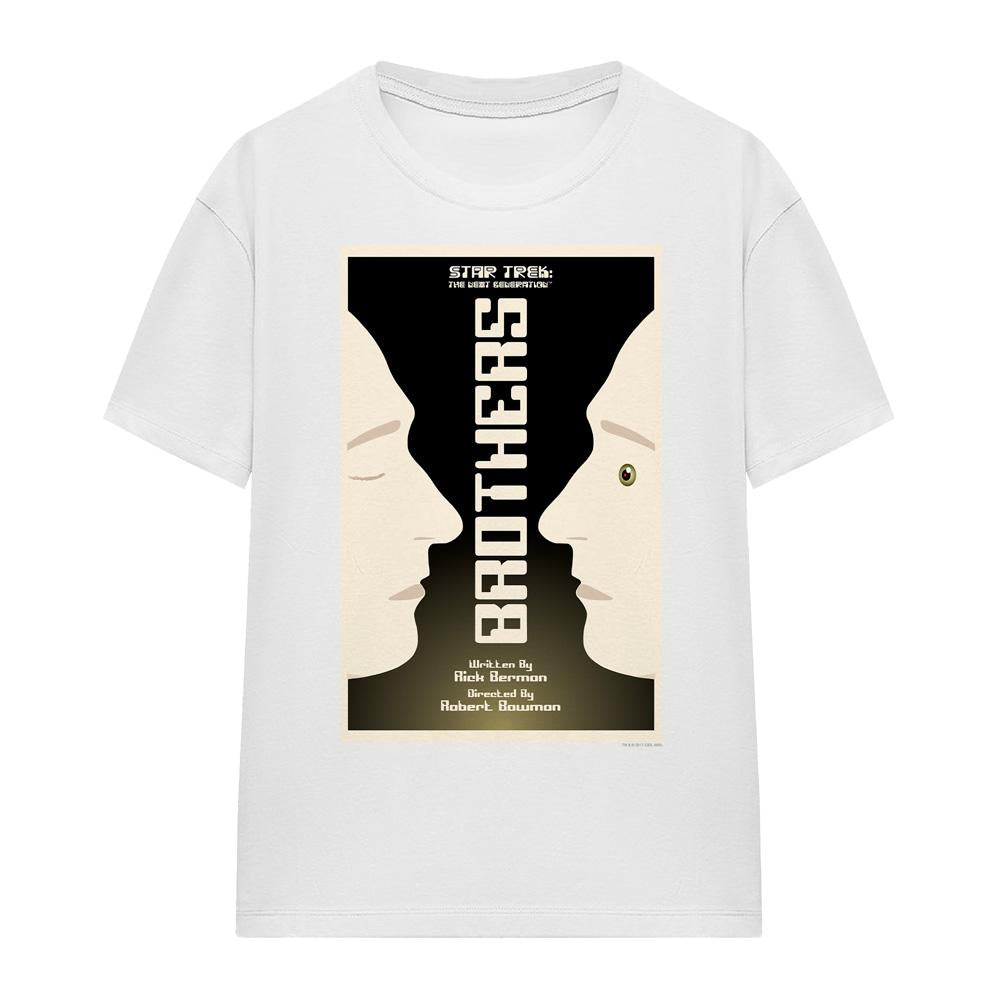 White - Front - Star Trek Unisex Adult The Next Generation Season 4 Episode 3 T-Shirt