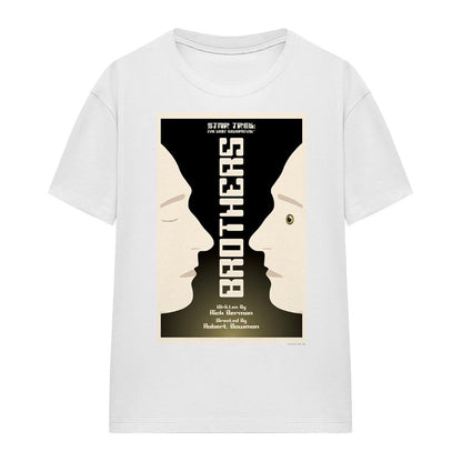 White - Front - Star Trek Unisex Adult The Next Generation Season 4 Episode 3 T-Shirt
