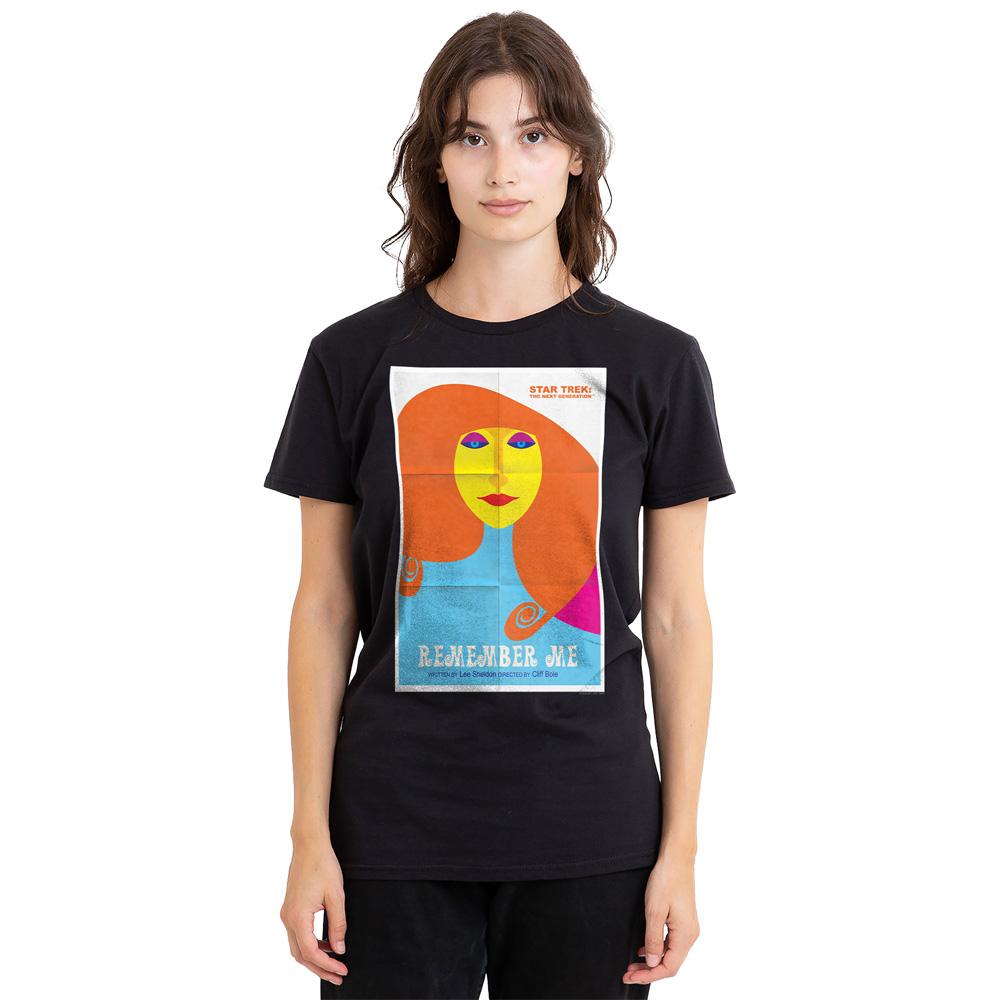Black - Side - Star Trek Unisex Adult The Next Generation Season 4 Episode 5 T-Shirt