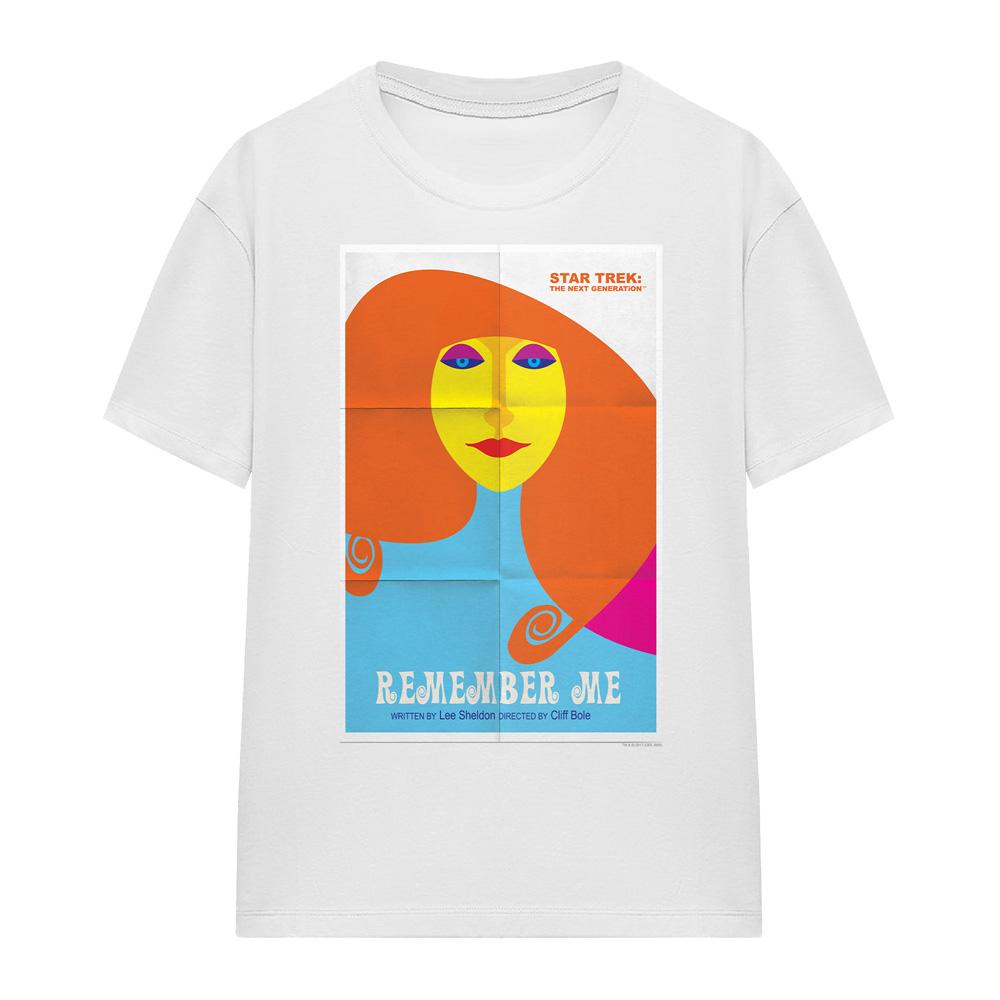 White - Front - Star Trek Unisex Adult The Next Generation Season 4 Episode 5 T-Shirt