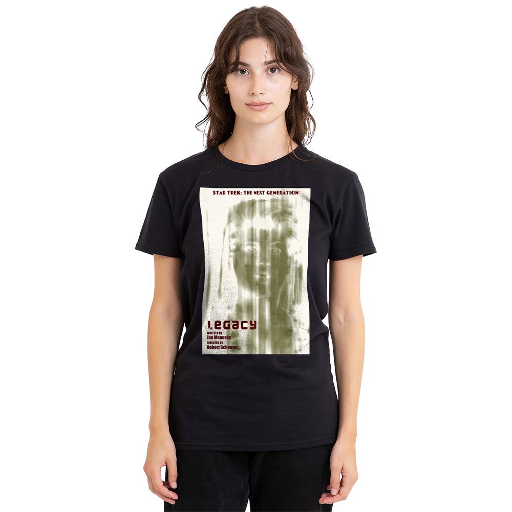Black - Side - Star Trek Unisex Adult The Next Generation Season 4 Episode 6 T-Shirt