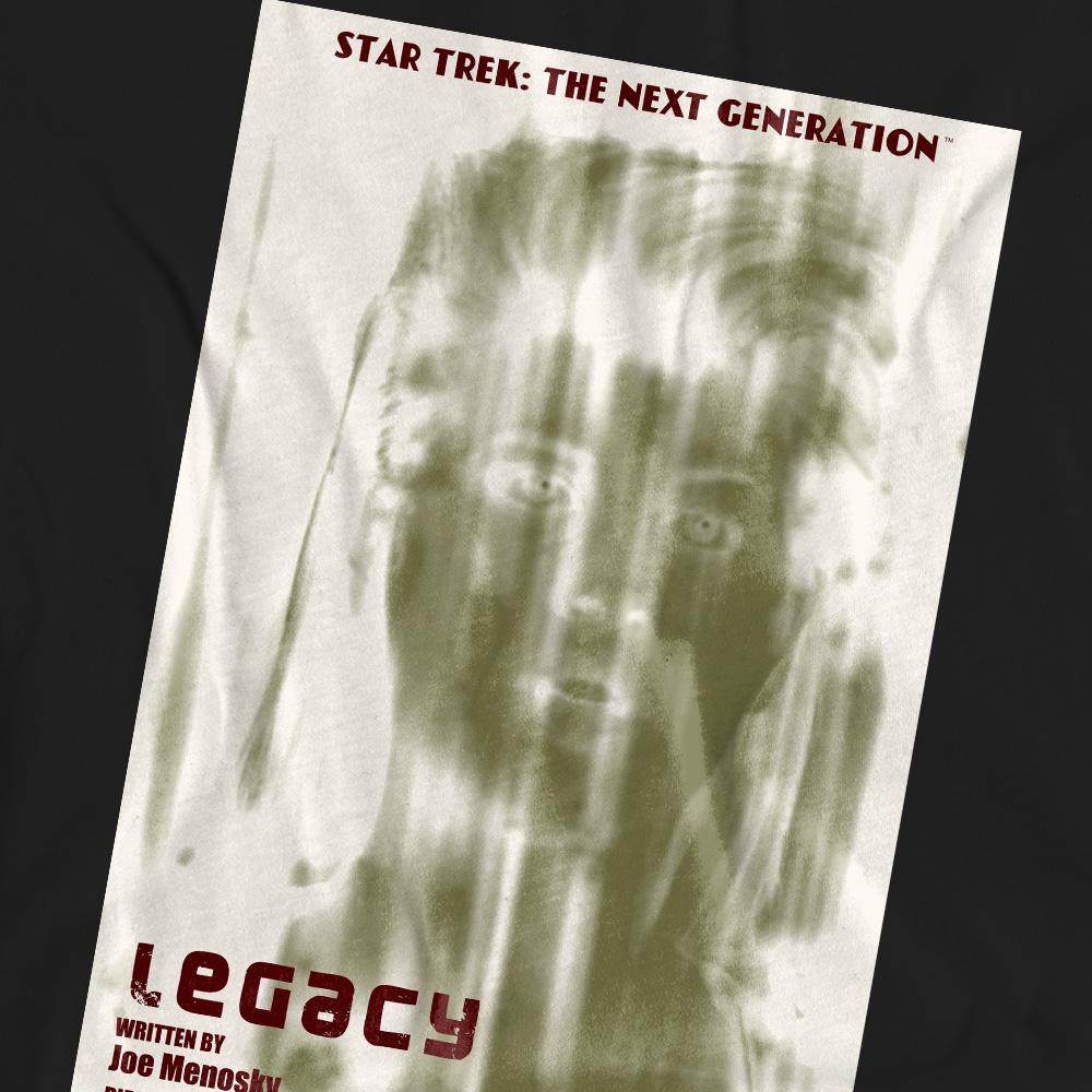 Black - Pack Shot - Star Trek Unisex Adult The Next Generation Season 4 Episode 6 T-Shirt