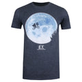 Heather Navy - Front - E.T. the Extra-Terrestrial Mens Bike Heather T-Shirt