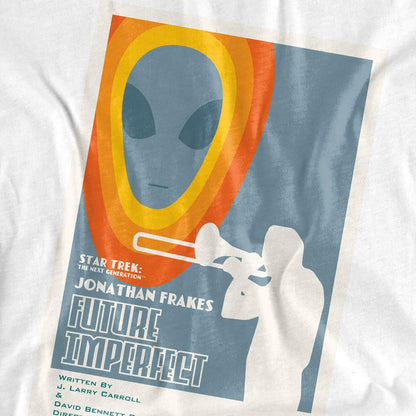 White - Pack Shot - Star Trek Unisex Adult The Next Generation Season 4 Episode 8 T-Shirt