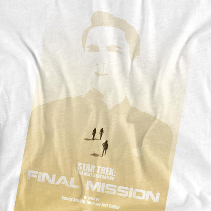 White - Pack Shot - Star Trek Unisex Adult The Next Generation Season 4 Episode 9 T-Shirt