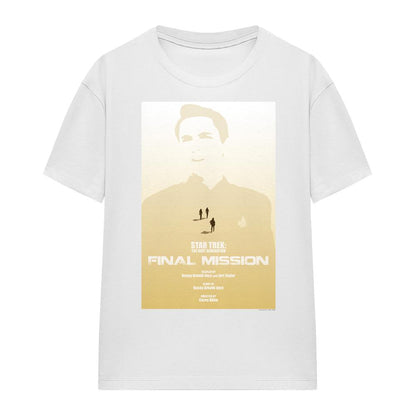 White - Front - Star Trek Unisex Adult The Next Generation Season 4 Episode 9 T-Shirt