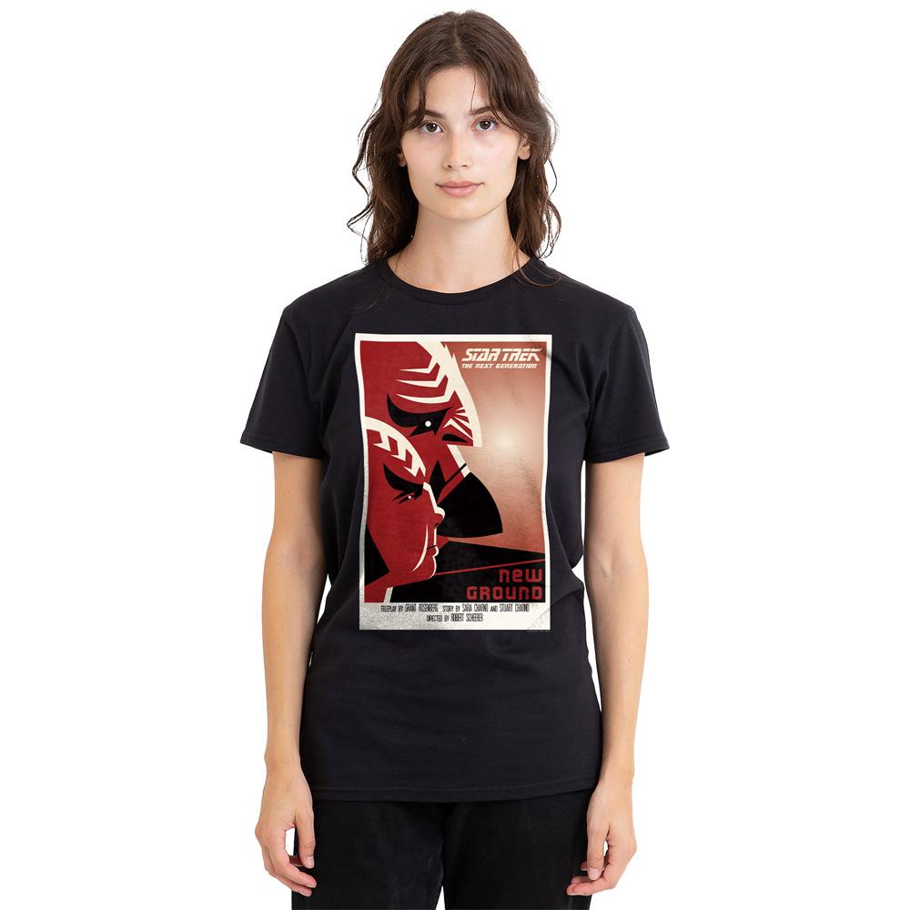 Black - Side - Star Trek Unisex Adult The Next Generation Season 5 Episode 10 T-Shirt