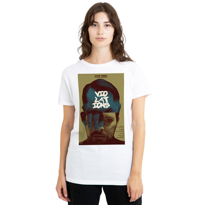 White - Side - Star Trek Unisex Adult The Next Generation Season 5 Episode 12 T-Shirt