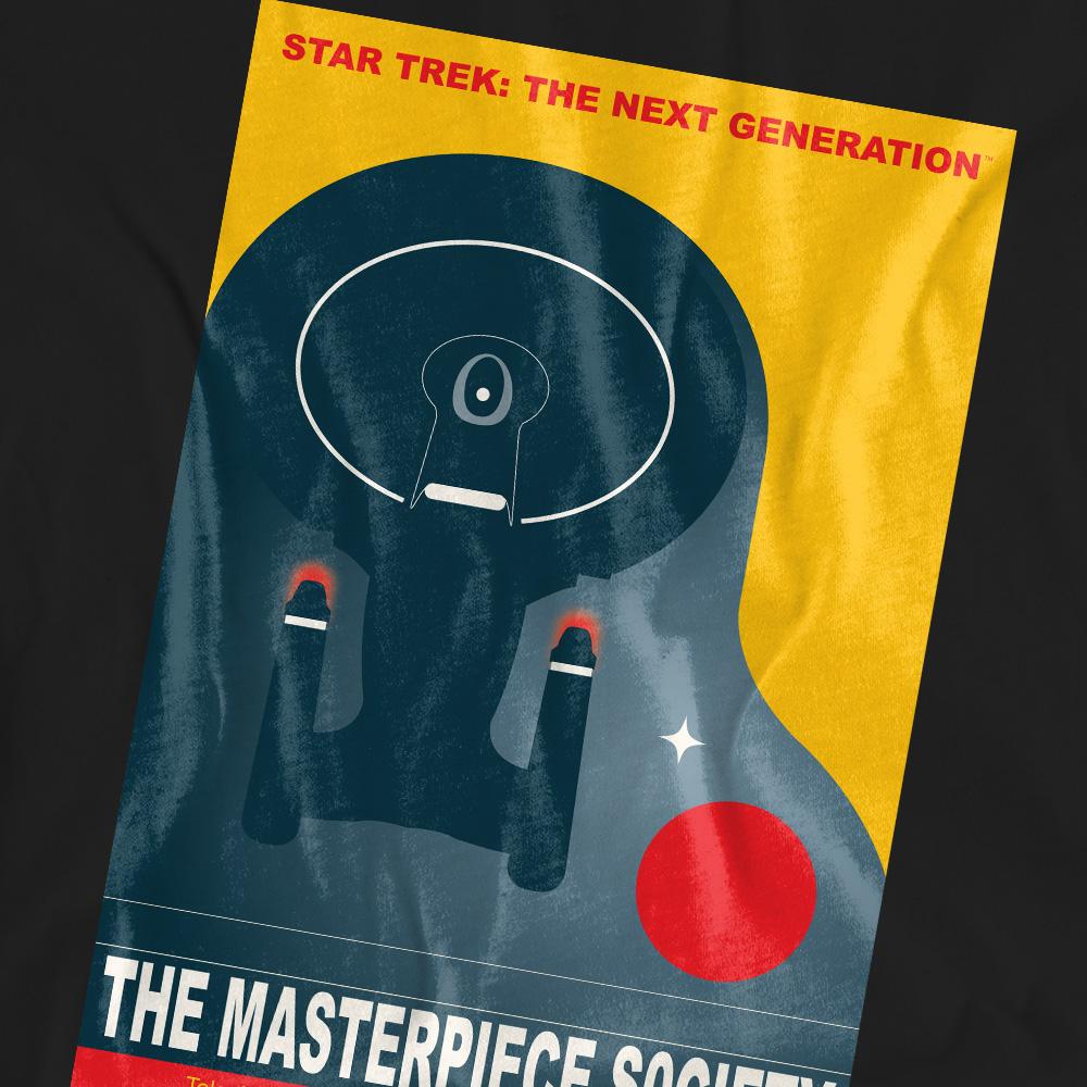 Black - Pack Shot - Star Trek Unisex Adult The Next Generation Season 5 Episode 13 T-Shirt
