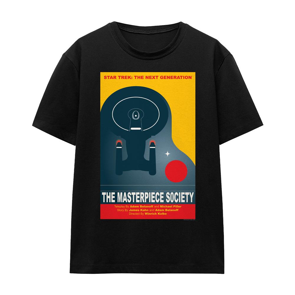 Black - Front - Star Trek Unisex Adult The Next Generation Season 5 Episode 13 T-Shirt