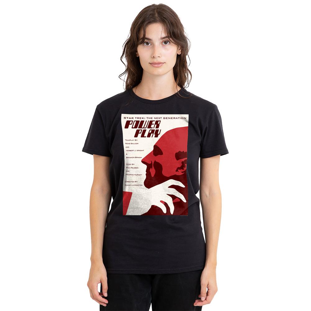 Black - Side - Star Trek Unisex Adult The Next Generation Season 5 Episode 15 T-Shirt