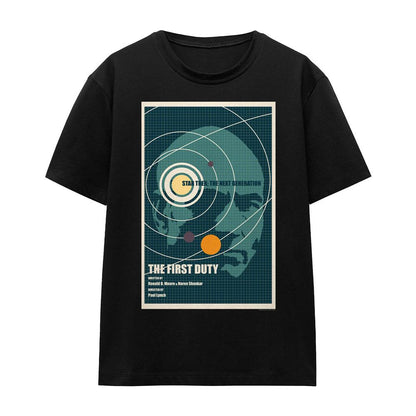 Black - Front - Star Trek Unisex Adult The Next Generation Season 5 Episode 19 T-Shirt