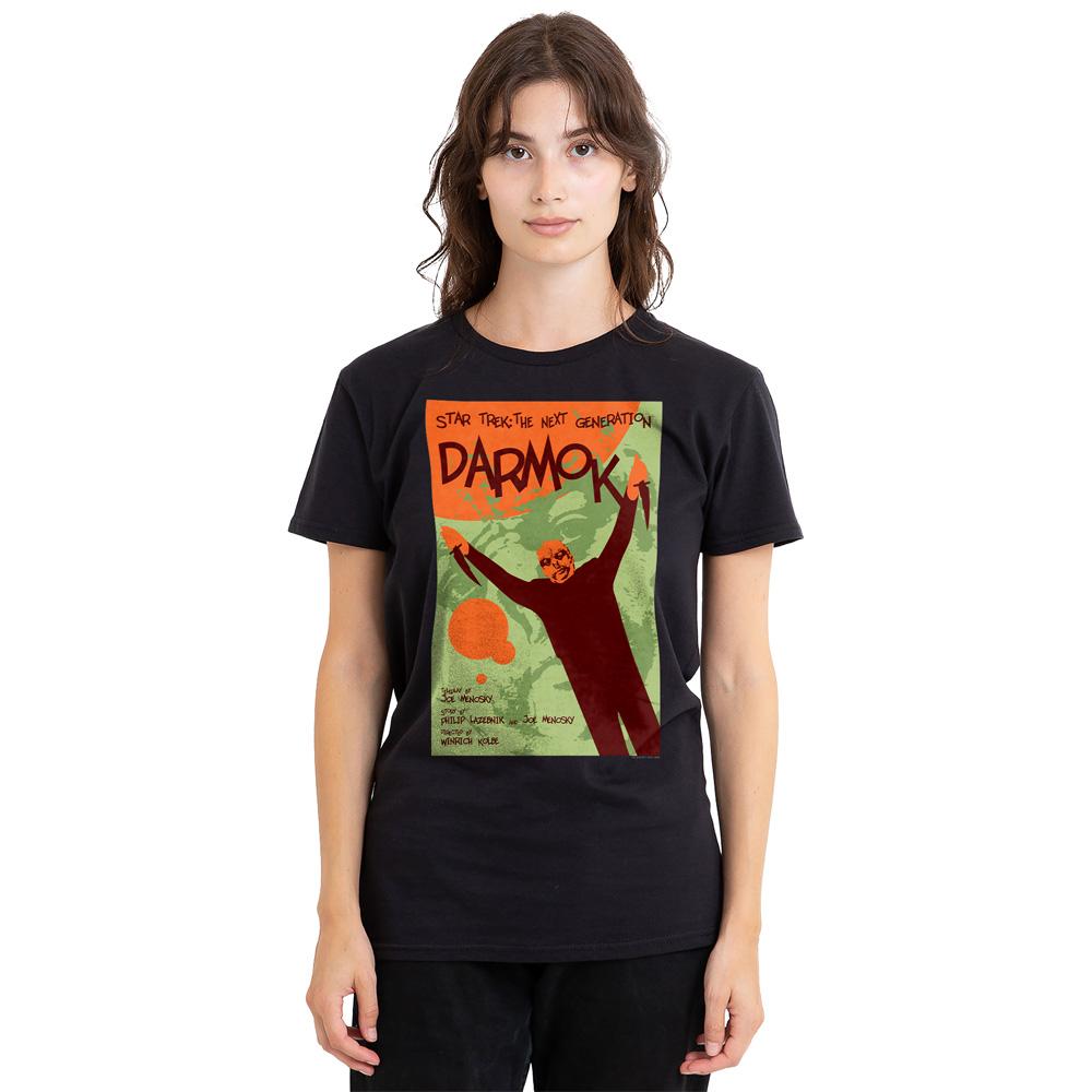 Black - Side - Star Trek Unisex Adult The Next Generation Season 5 Episode 2 T-Shirt
