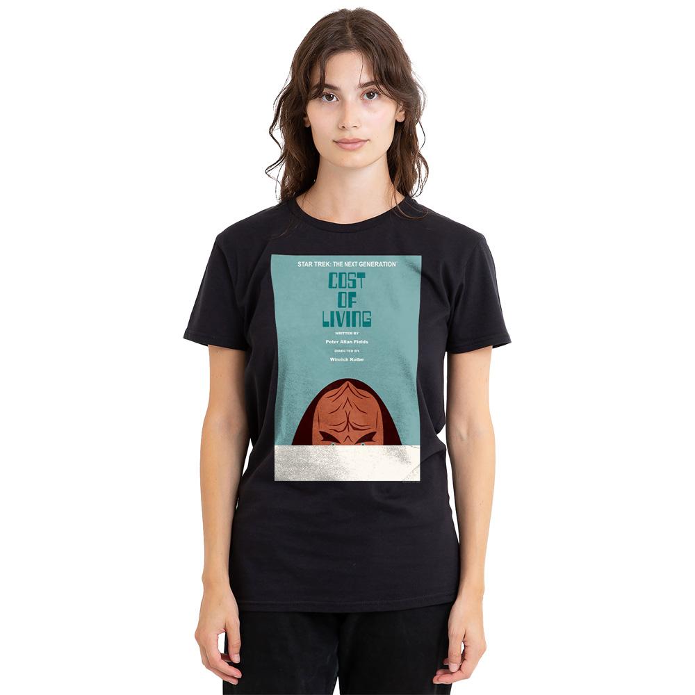 Black - Side - Star Trek Unisex Adult The Next Generation Season 5 Episode 20 T-Shirt