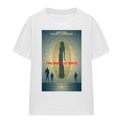 White - Front - Star Trek Unisex Adult The Next Generation Season 5 Episode 21 T-Shirt