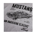 Sports Grey - Side - Ford Mens Mustang Manual Marl T-Shirt