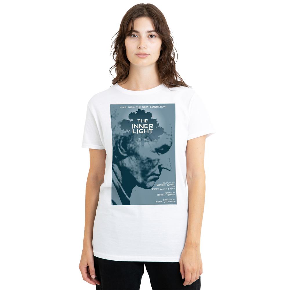 White - Side - Star Trek Unisex Adult The Next Generation Season 5 Episode 25 T-Shirt