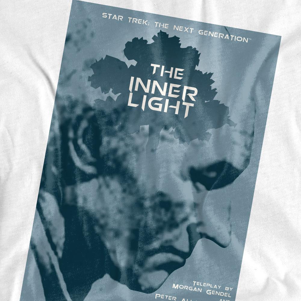 White - Pack Shot - Star Trek Unisex Adult The Next Generation Season 5 Episode 25 T-Shirt