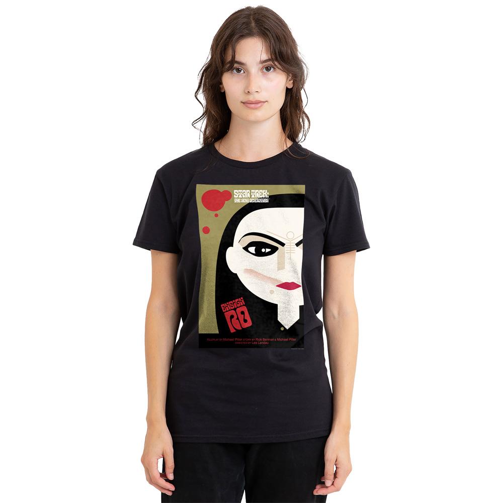 Black - Side - Star Trek Unisex Adult The Next Generation Season 5 Episode 3 T-Shirt