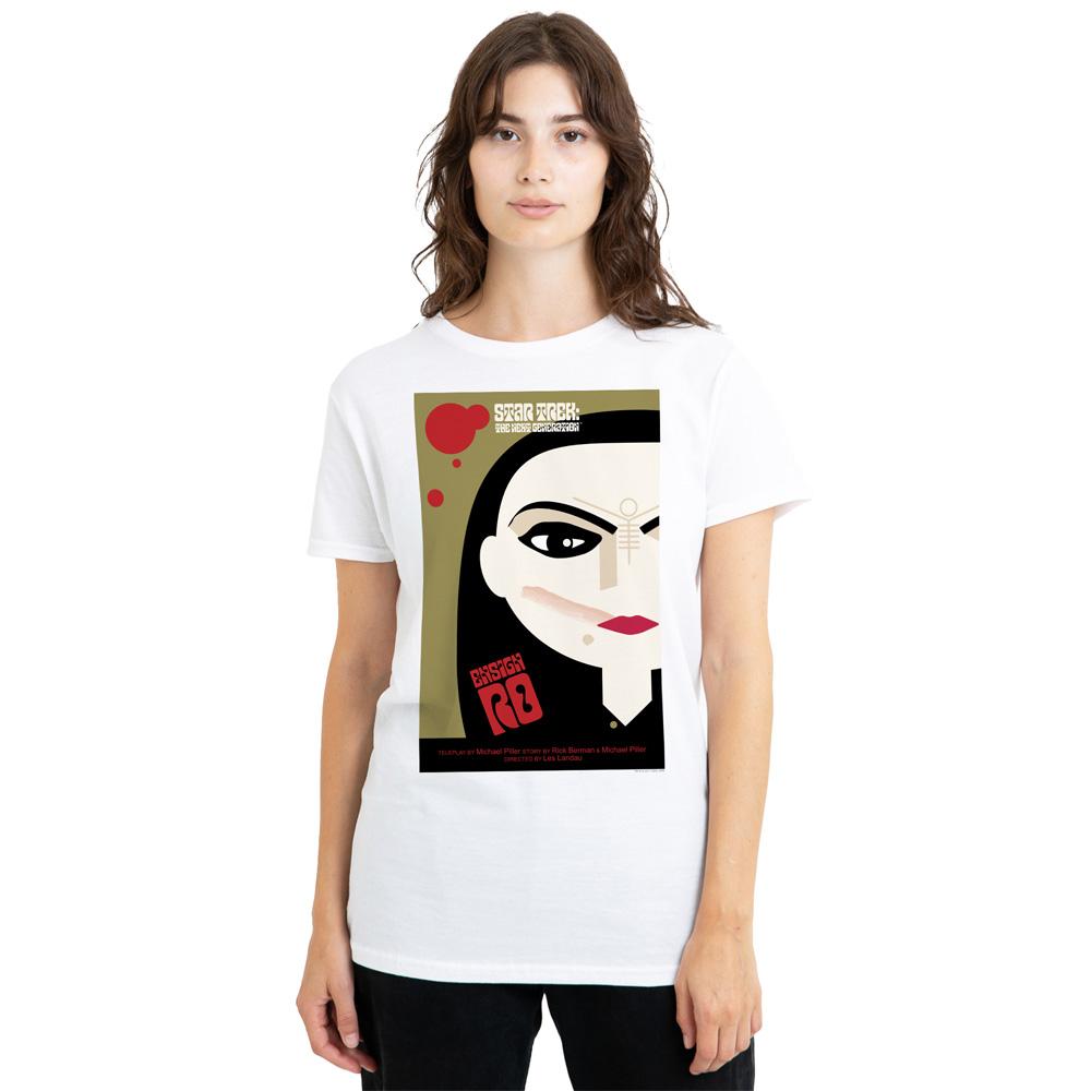 White - Side - Star Trek Unisex Adult The Next Generation Season 5 Episode 3 T-Shirt
