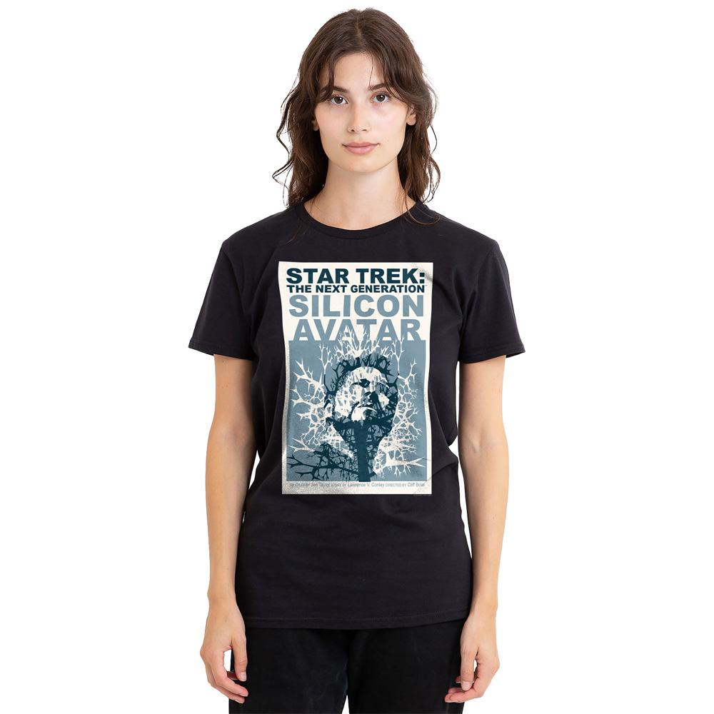 Black - Side - Star Trek Unisex Adult The Next Generation Season 5 Episode 4 T-Shirt